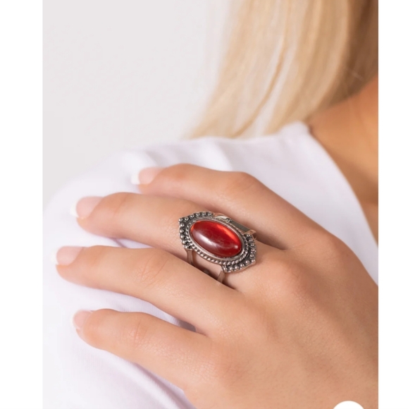 Coquettishly Casablanca Red Ring Sz 💍 5-9 NWT. #2 - Picture 2 of 4